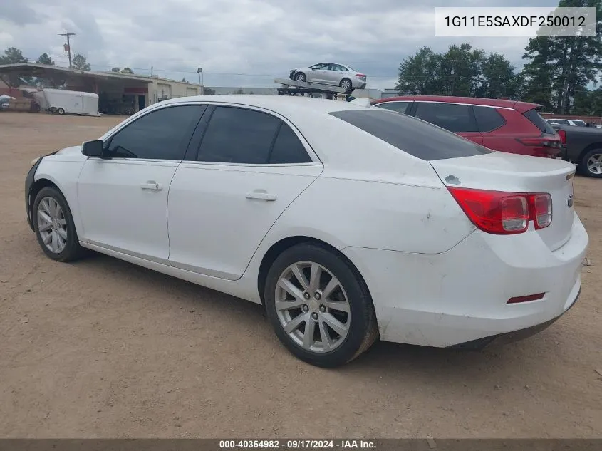 2013 Chevrolet Malibu 2Lt VIN: 1G11E5SAXDF250012 Lot: 40354982