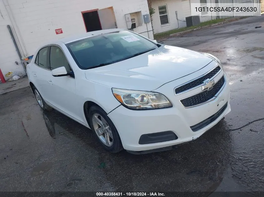 1G11C5SA4DF243630 2013 Chevrolet Malibu 1Lt