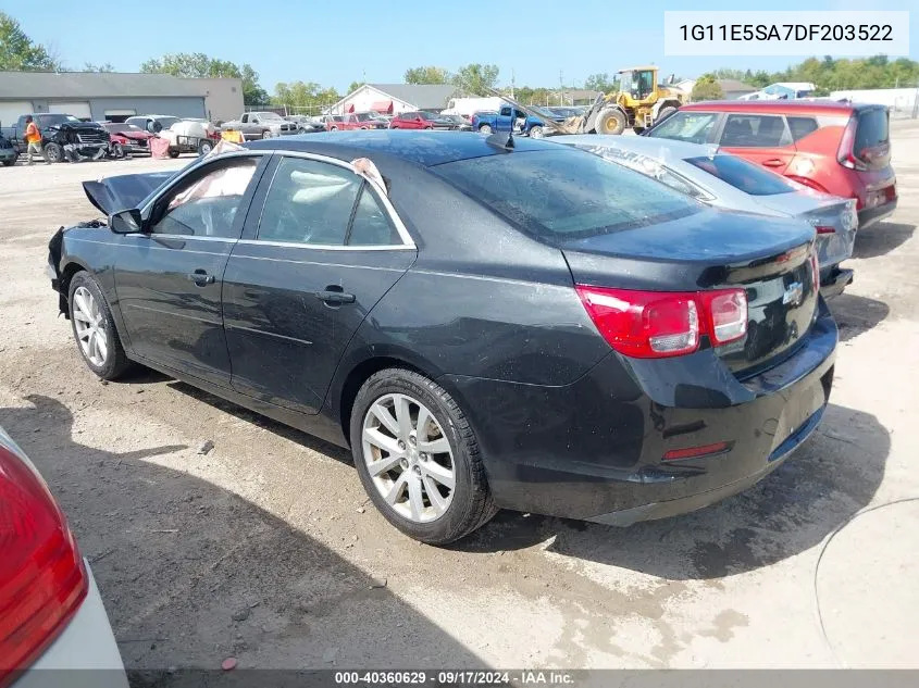 2013 Chevrolet Malibu 2Lt VIN: 1G11E5SA7DF203522 Lot: 40360629