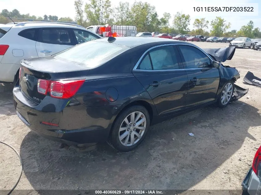 2013 Chevrolet Malibu 2Lt VIN: 1G11E5SA7DF203522 Lot: 40360629