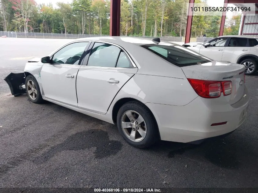 2013 Chevrolet Malibu 1Ls VIN: 1G11B5SA2DF341994 Lot: 40368106