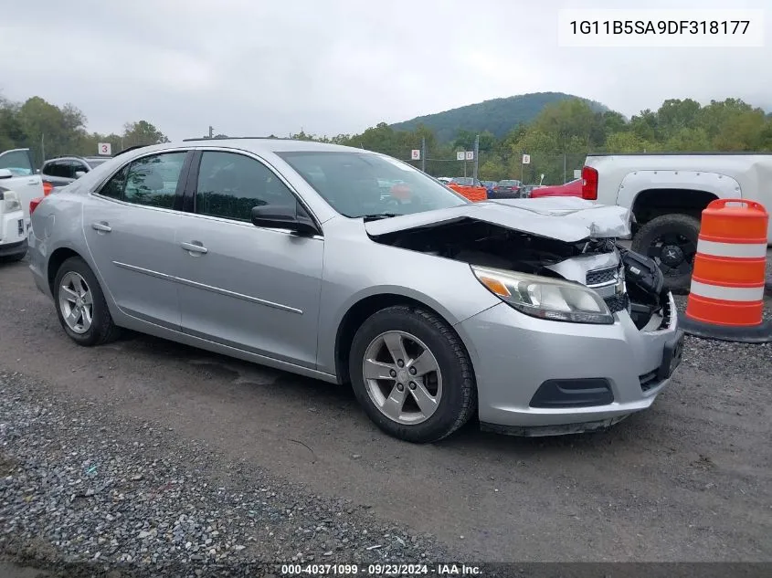 2013 Chevrolet Malibu Ls VIN: 1G11B5SA9DF318177 Lot: 40371099