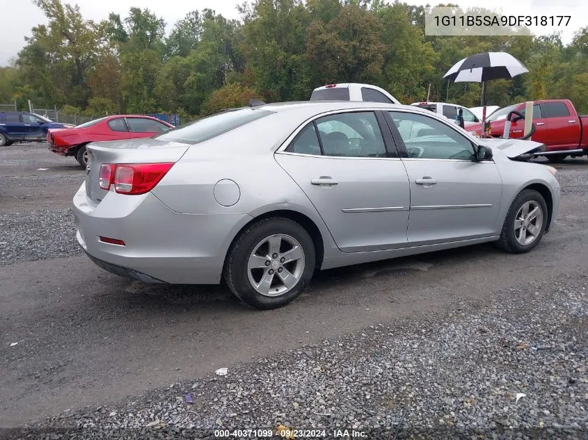 2013 Chevrolet Malibu Ls VIN: 1G11B5SA9DF318177 Lot: 40371099