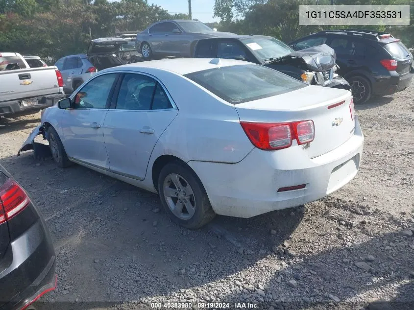 2013 Chevrolet Malibu 1Lt VIN: 1G11C5SA4DF353531 Lot: 40383980