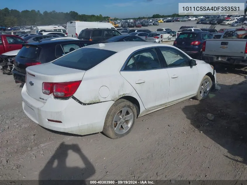 2013 Chevrolet Malibu 1Lt VIN: 1G11C5SA4DF353531 Lot: 40383980