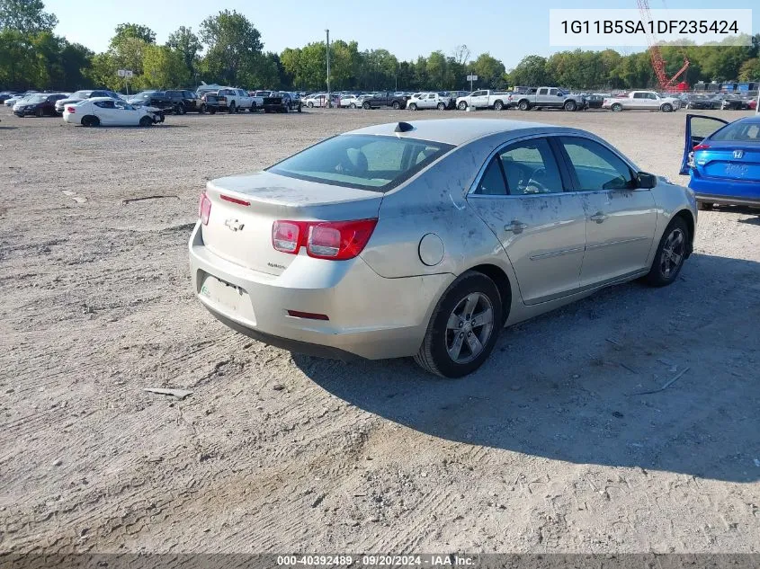 2013 Chevrolet Malibu 1Ls VIN: 1G11B5SA1DF235424 Lot: 40392489