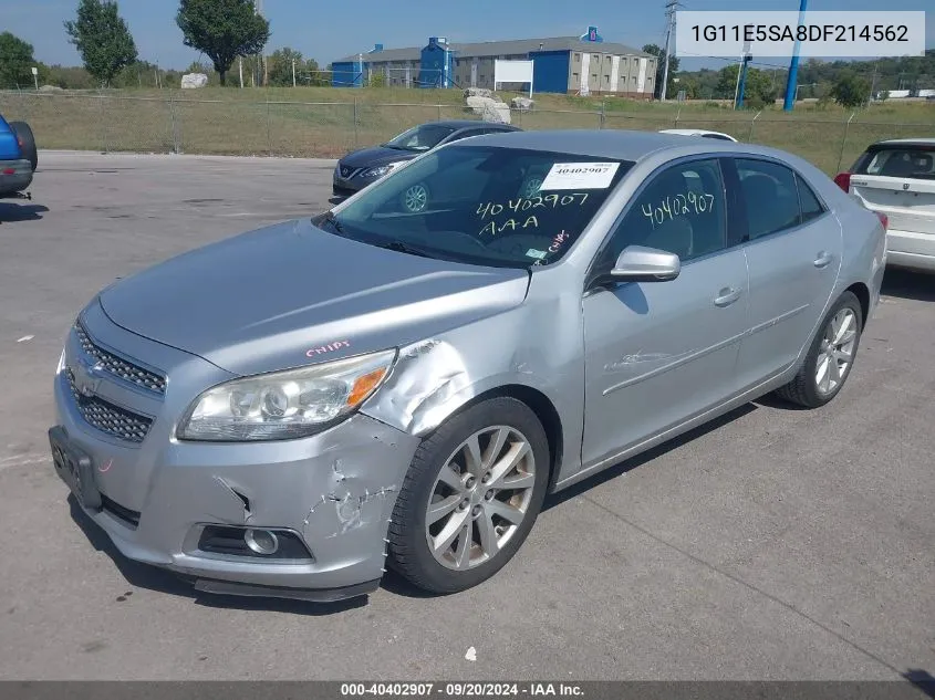 2013 Chevrolet Malibu 2Lt VIN: 1G11E5SA8DF214562 Lot: 40402907