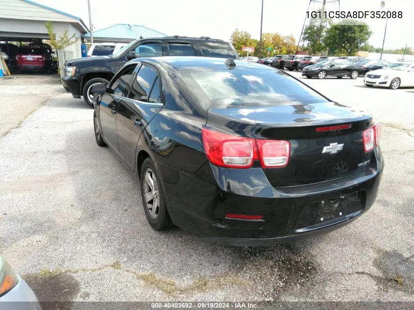 2013 Chevrolet Malibu 1Lt VIN: 1G11C5SA8DF352088 Lot: 40403692