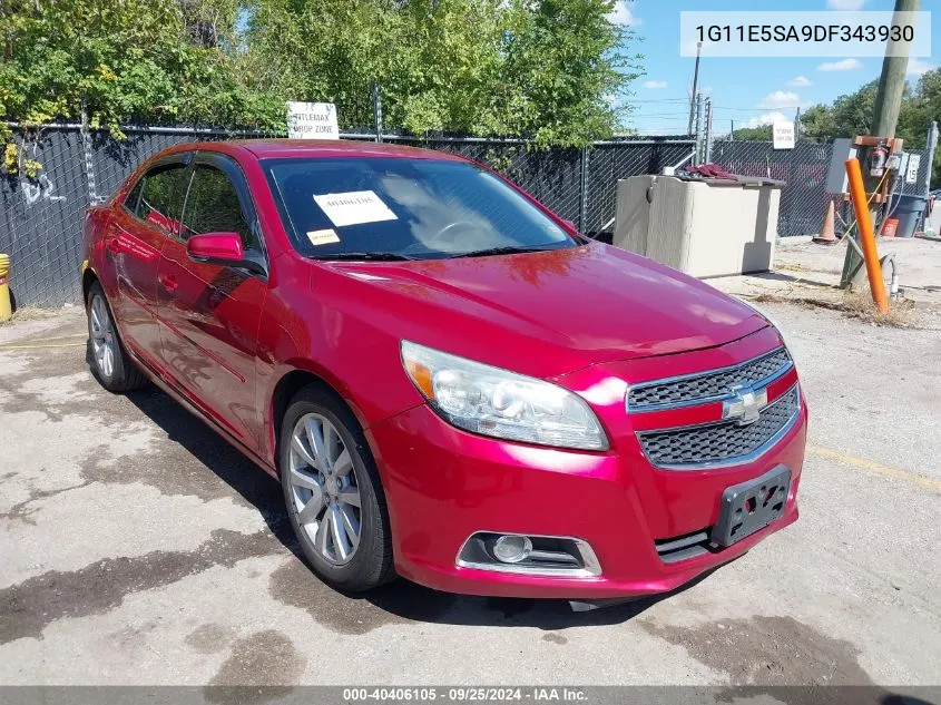 2013 Chevrolet Malibu 2Lt VIN: 1G11E5SA9DF343930 Lot: 40406105