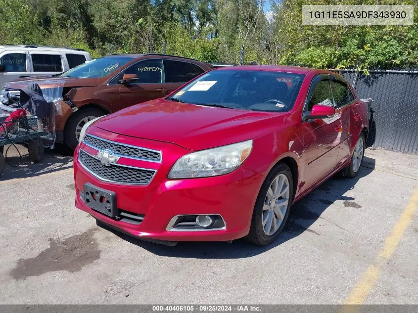 2013 Chevrolet Malibu 2Lt VIN: 1G11E5SA9DF343930 Lot: 40406105