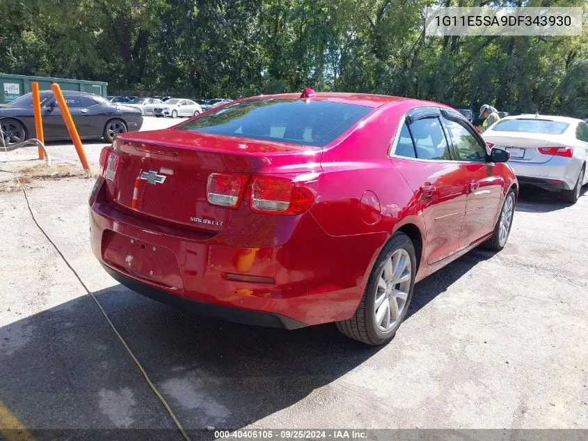 2013 Chevrolet Malibu 2Lt VIN: 1G11E5SA9DF343930 Lot: 40406105