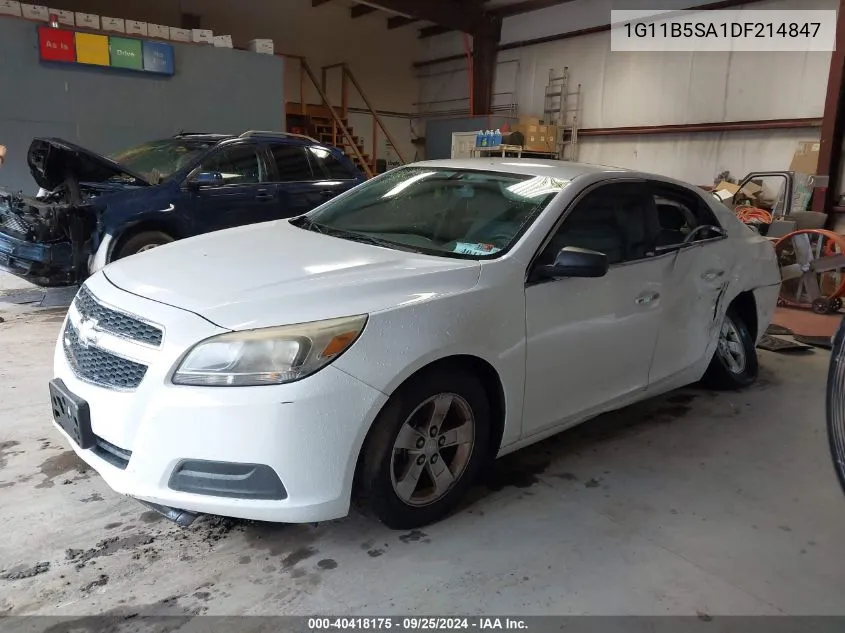 2013 Chevrolet Malibu 1Ls VIN: 1G11B5SA1DF214847 Lot: 40418175