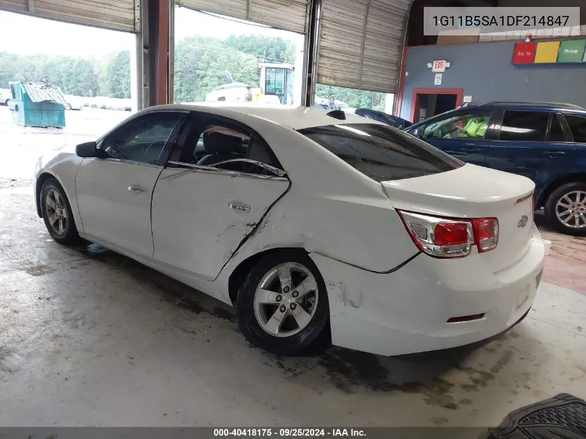 2013 Chevrolet Malibu 1Ls VIN: 1G11B5SA1DF214847 Lot: 40418175