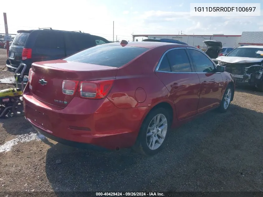 2013 Chevrolet Malibu Eco VIN: 1G11D5RR0DF100697 Lot: 40429424