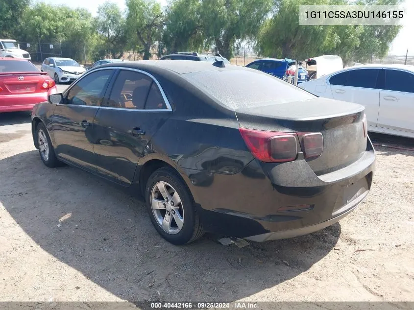 2013 Chevrolet Malibu 1Lt VIN: 1G11C5SA3DU146155 Lot: 40442166