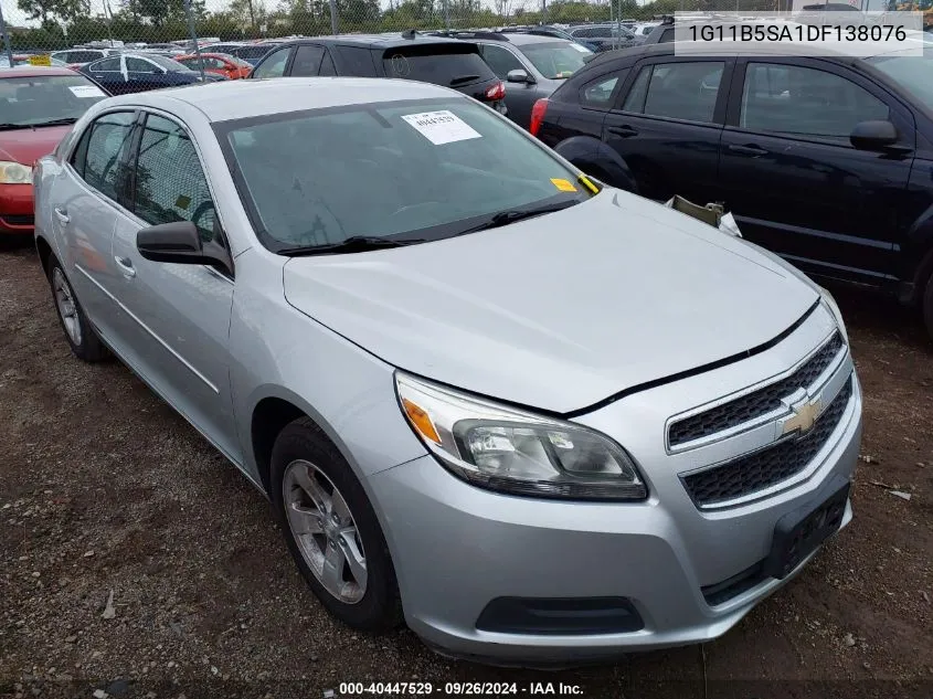 2013 Chevrolet Malibu 1Ls VIN: 1G11B5SA1DF138076 Lot: 40447529