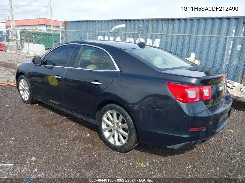 1G11H5SA0DF212490 2013 Chevrolet Malibu 1Lz