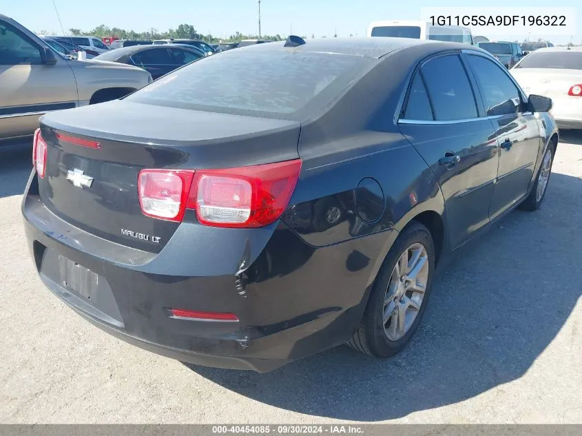 1G11C5SA9DF196322 2013 Chevrolet Malibu 1Lt