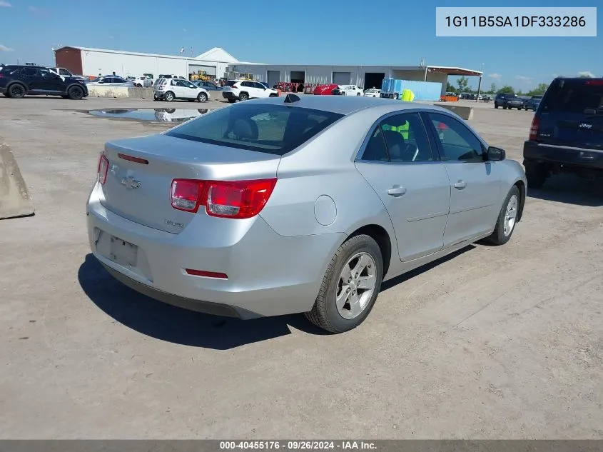 2013 Chevrolet Malibu 1Ls VIN: 1G11B5SA1DF333286 Lot: 40455176