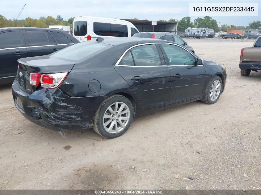 2013 Chevrolet Malibu 3Lt VIN: 1G11G5SX2DF233445 Lot: 40456243