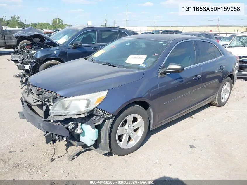 2013 Chevrolet Malibu 1Ls VIN: 1G11B5SA5DF159058 Lot: 40458286