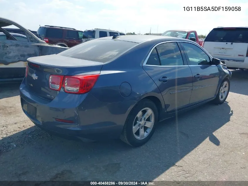 2013 Chevrolet Malibu 1Ls VIN: 1G11B5SA5DF159058 Lot: 40458286