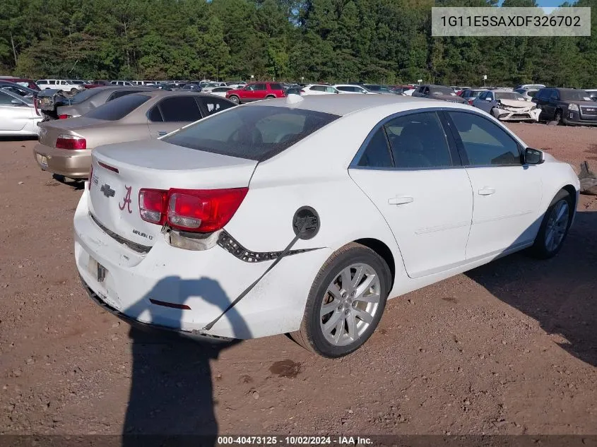 2013 Chevrolet Malibu 2Lt VIN: 1G11E5SAXDF326702 Lot: 40473125