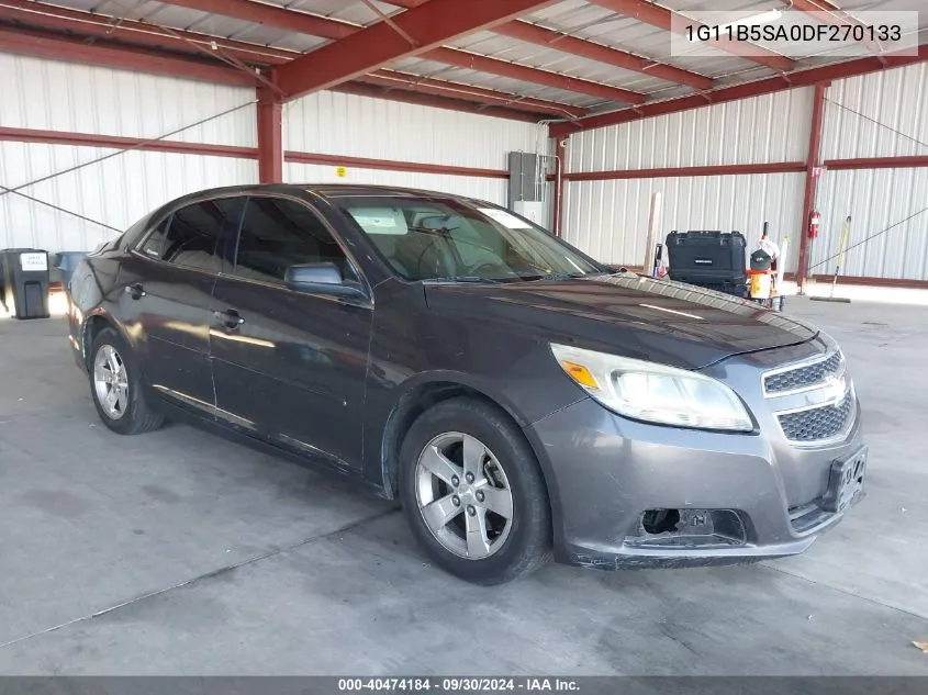 2013 Chevrolet Malibu Ls VIN: 1G11B5SA0DF270133 Lot: 40474184