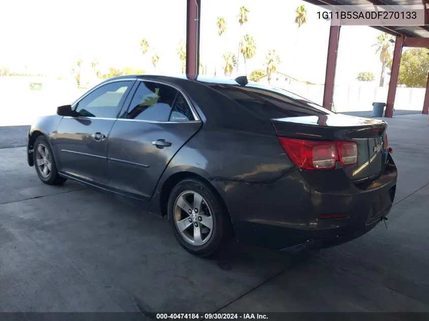 2013 Chevrolet Malibu Ls VIN: 1G11B5SA0DF270133 Lot: 40474184