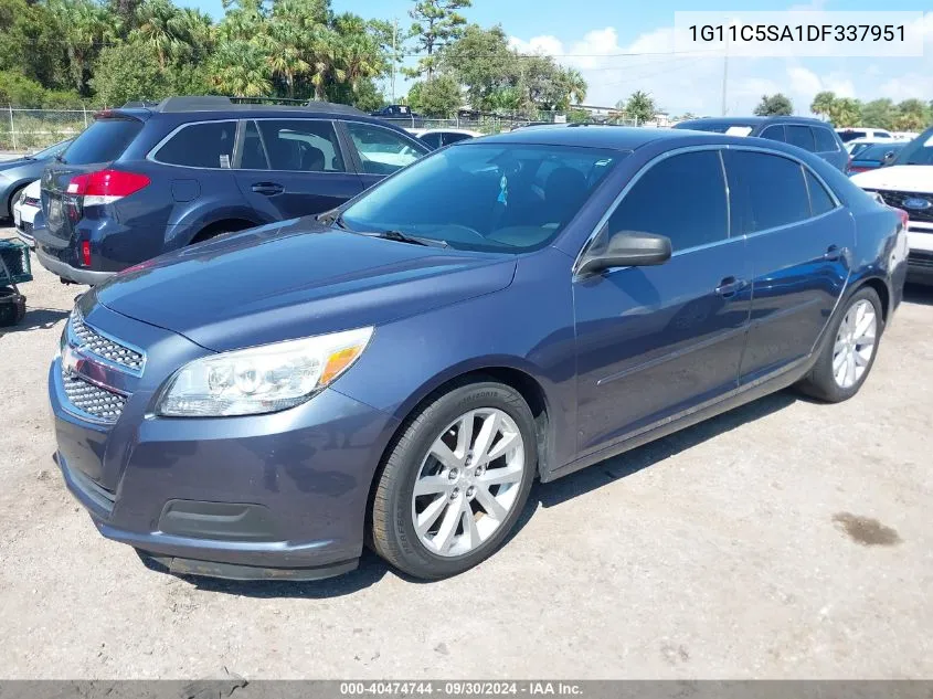 1G11C5SA1DF337951 2013 Chevrolet Malibu 1Lt