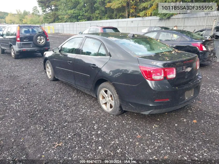 2013 Chevrolet Malibu 1Ls VIN: 1G11B5SA3DF355595 Lot: 40474773