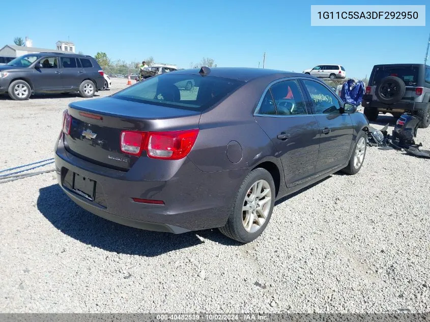 2013 Chevrolet Malibu 1Lt VIN: 1G11C5SA3DF292950 Lot: 40482539