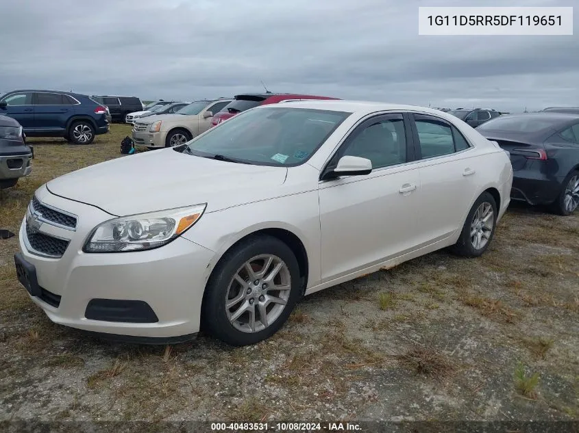 2013 Chevrolet Malibu 1Lt VIN: 1G11D5RR5DF119651 Lot: 40483531