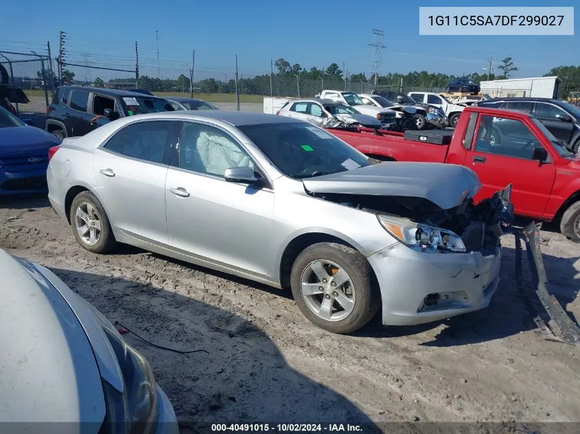 2013 Chevrolet Malibu 1Lt VIN: 1G11C5SA7DF299027 Lot: 40491015