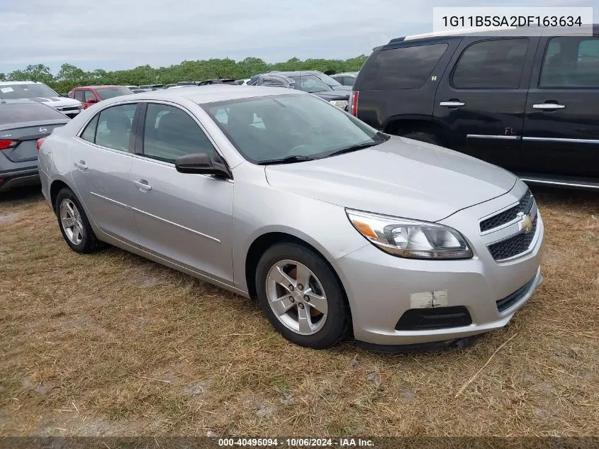 2013 Chevrolet Malibu Ls VIN: 1G11B5SA2DF163634 Lot: 40495094