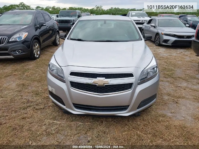 2013 Chevrolet Malibu Ls VIN: 1G11B5SA2DF163634 Lot: 40495094