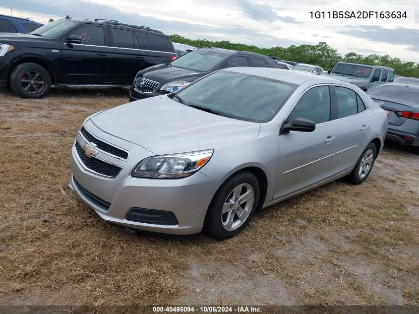 2013 Chevrolet Malibu Ls VIN: 1G11B5SA2DF163634 Lot: 40495094