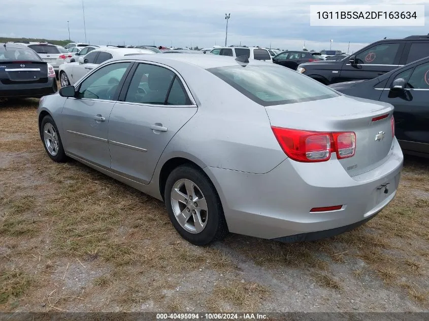 2013 Chevrolet Malibu Ls VIN: 1G11B5SA2DF163634 Lot: 40495094