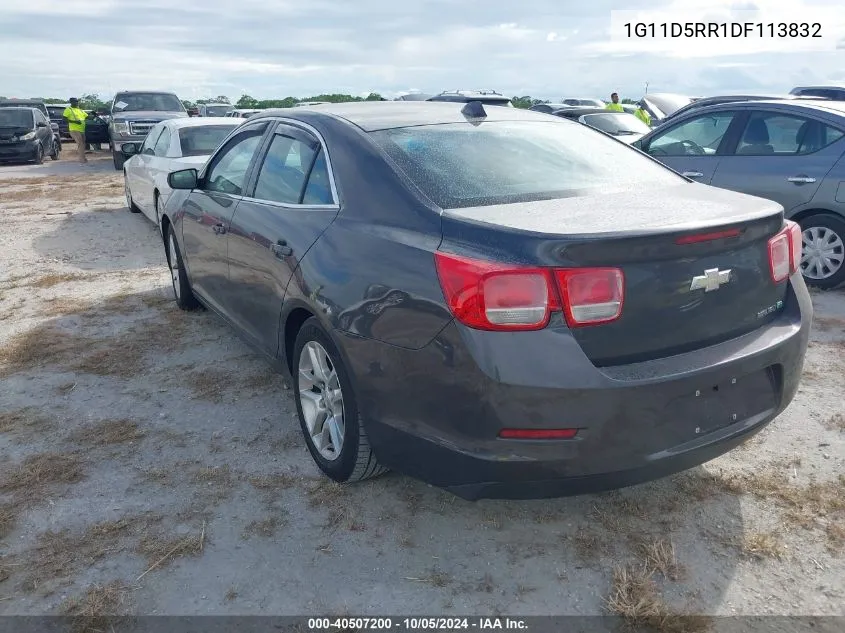 2013 Chevrolet Malibu 1Lt VIN: 1G11D5RR1DF113832 Lot: 40507200