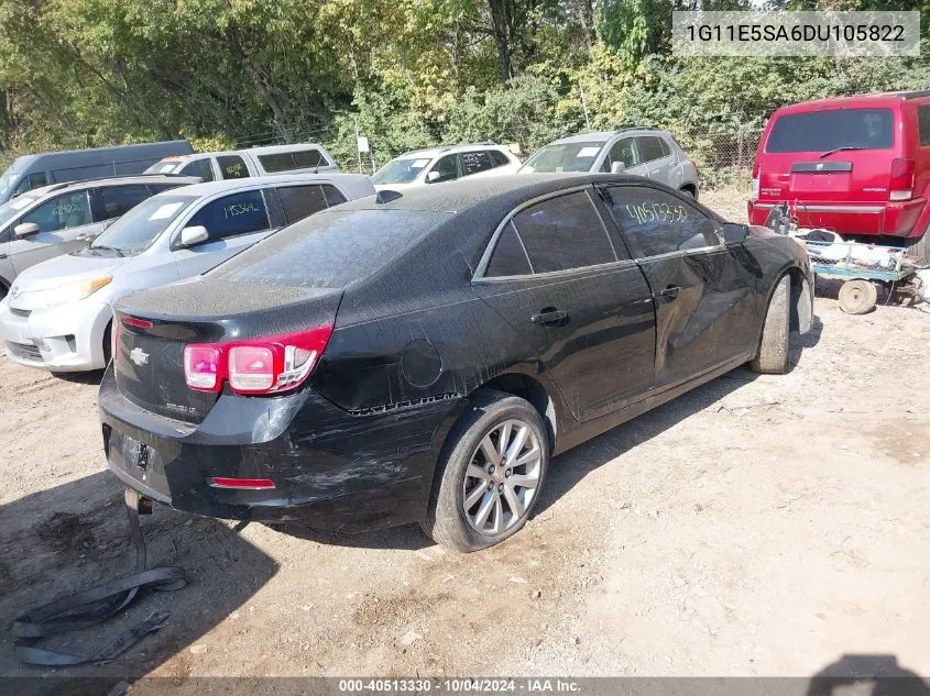 2013 Chevrolet Malibu 2Lt VIN: 1G11E5SA6DU105822 Lot: 40513330