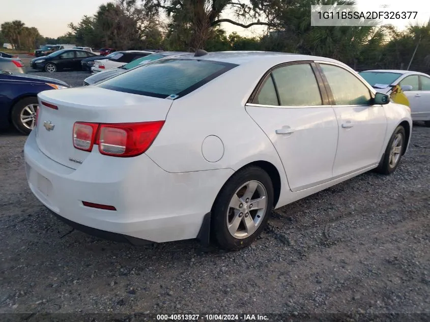 2013 Chevrolet Malibu 1Ls VIN: 1G11B5SA2DF326377 Lot: 40513927