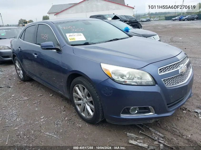 2013 Chevrolet Malibu 1Lz VIN: 1G11H5SA6DF270619 Lot: 40517255