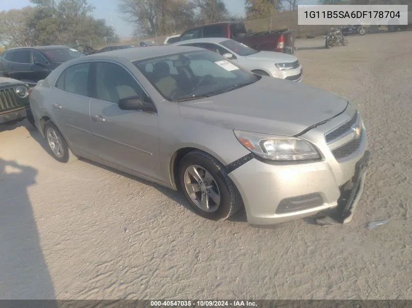 2013 Chevrolet Malibu 1Ls VIN: 1G11B5SA6DF178704 Lot: 40547035