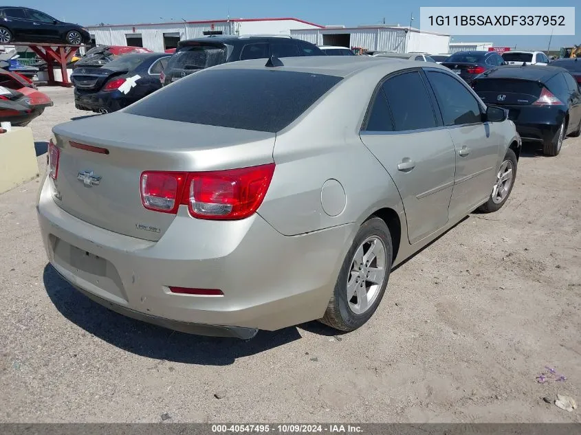 2013 Chevrolet Malibu 1Ls VIN: 1G11B5SAXDF337952 Lot: 40547495