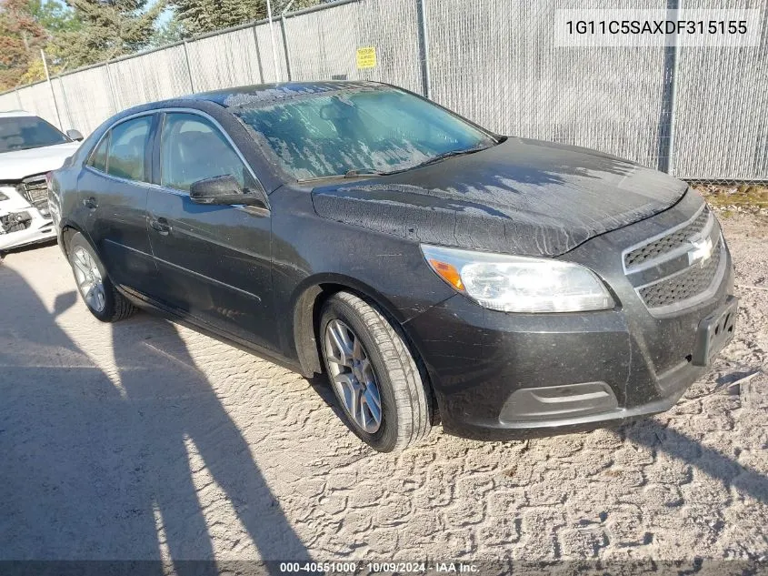 2013 Chevrolet Malibu 1Lt VIN: 1G11C5SAXDF315155 Lot: 40551000