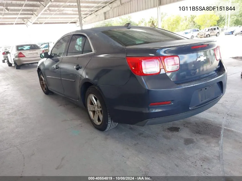 2013 Chevrolet Malibu 1Ls VIN: 1G11B5SA8DF151844 Lot: 40554819