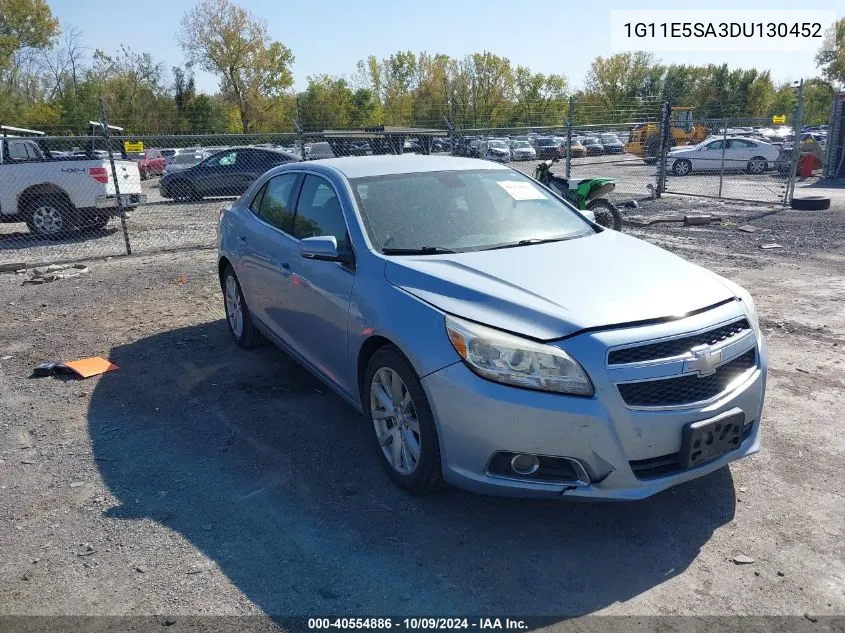 1G11E5SA3DU130452 2013 Chevrolet Malibu 2Lt