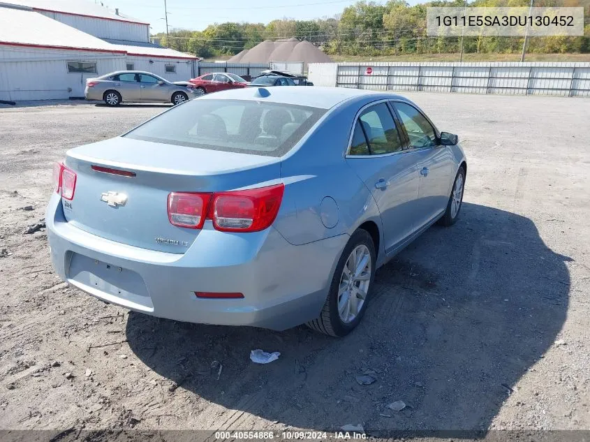 1G11E5SA3DU130452 2013 Chevrolet Malibu 2Lt