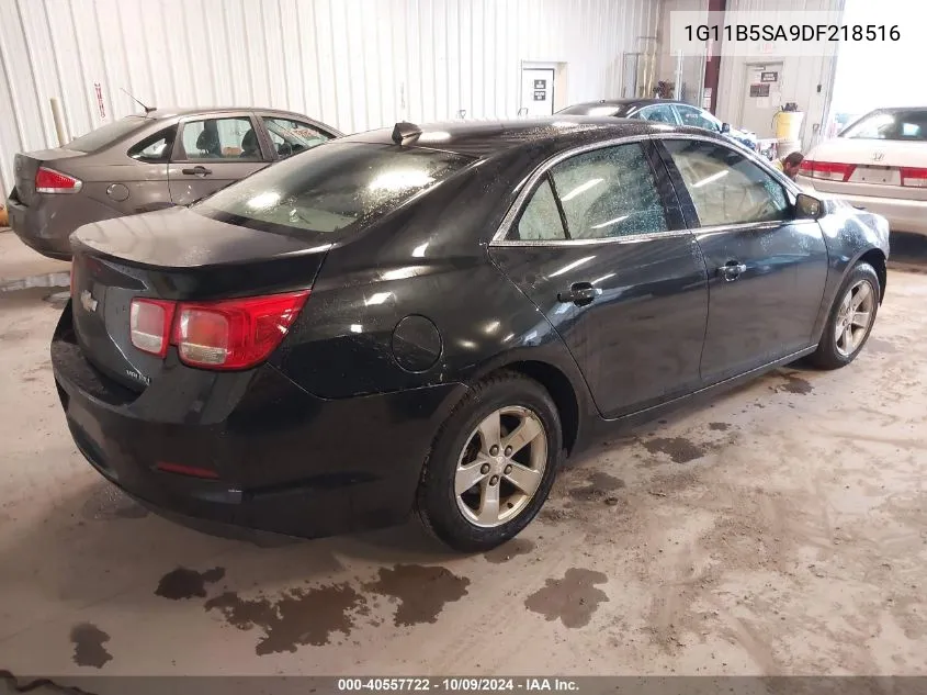 2013 Chevrolet Malibu 1Ls VIN: 1G11B5SA9DF218516 Lot: 40557722