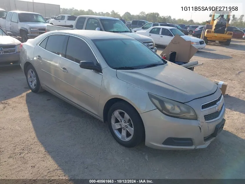 2013 Chevrolet Malibu 1Ls VIN: 1G11B5SA9DF271958 Lot: 40561663